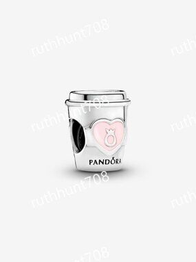 Pandora Take a Break Coffee Cup Charm